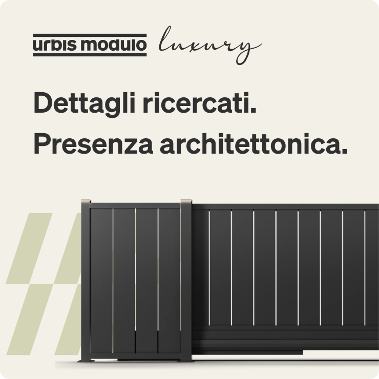Luxury. Dettagli ricercati. Presenza architettonica.